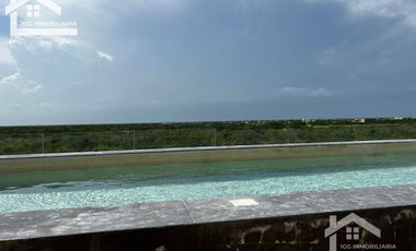 VENTA DE BONITO Y CONFORTABLE ESTUDIO PLUNGE POOL EN TULUM A 15 MINUTOS DE LA PLAYA