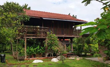 House for sale, good atmosphere, only 36 km from Chiang Mai Airport.
