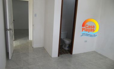 Casa Playas Nueva de Venta en Playas Villamil, Ciudadela Cerrada, Via Data Km 10