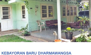 Dijual Cepat Rumah Lama Jl Dharmawangsa Kebayoran Baru, Jaksel