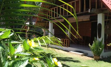 For Sale! 1,400sqm Lot with 2 Houses & 5 Individual Bungalows (Resort) in Daorong, Danao, Panglao I BOHOLANA REALTY