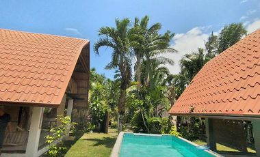For Sale! 1,400sqm Lot with 2 Houses & 5 Individual Bungalows (Resort) in Daorong, Danao, Panglao I BOHOLANA REALTY