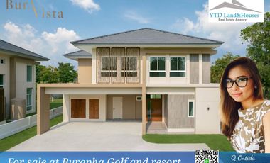 House for sale at the golf course Burapha Golf and Resort at Sriracha, Chonburi Bura Vista 14.9 M.baht