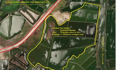 FOR SALE RAW LAND ALONG NEW BYPASS ROAD IN PAMPANGA