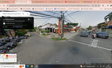 Disewakan Bangunan Komersil Jalan Bintaro Utama 1 Pesanggrahan Jakarta Selatan Siap Pakai Lokasi Ramai Sangat Strategis