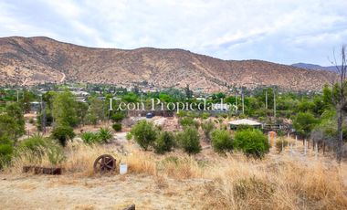 Leon Propiedades vende parcela con casa en sector Cuyuncavi, Curacavi.