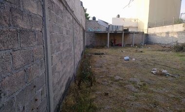 RENTA DE TERRENO 500 M2  COL. LAS GOLONDRINAS, ECATEPEC DE MORELOS, EDOMEX.
