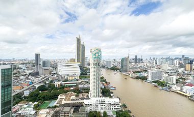 The River - Best Located, Mid Floor, Riverfront 3 Beds Unit for Sale! Facing IconSiam and Shangri-La Hotel!