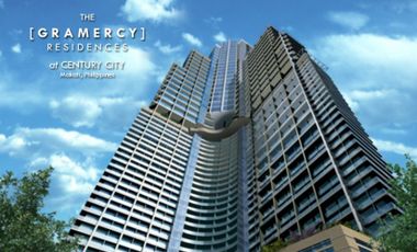 Gramercy Residences, 30 sqm, studio furnished unit with balcony for Sale
