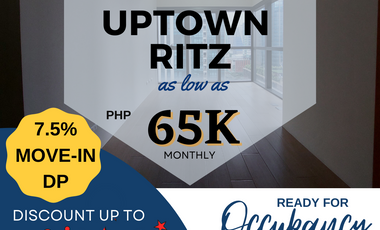 RENT TO OWN CONDO IN UPTOWN RITZ RESIDENCES