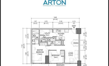 The Arton by Rockwell  | Two Bedroom 2BR Condo Unit For Sale - #5048