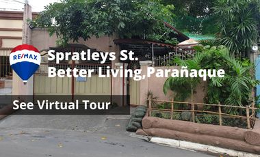 4 Bedroom Bungalow with a 2 door apartment for sale in Better Living Paranaque