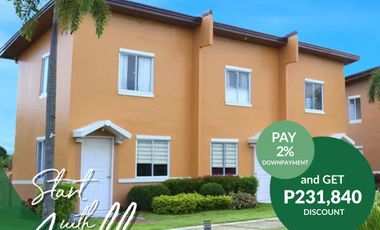 ONLY 2% DP TO MOVE IN HOUSE AND LOT FOR SALE IN CAMELLA BAIA, BAY LAGUNA