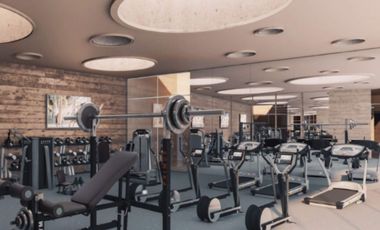 Departamento con cancha de voleibol, Cancha de basquetbol, alberca, Gimnasio, pre-construcción, venta, Queretaro.