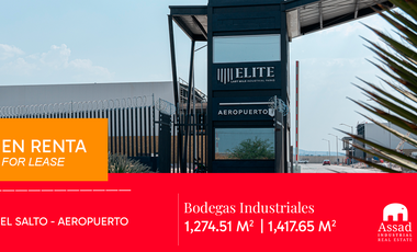 Bodegas Boutique En Venta O Renta En El Salto, Jalisco Desde 1,274 M2 Hasta 1,417 M2