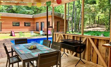 ARRDO TEMPORADA CABURGUA A 1 KM LAGO _ 13 Personas