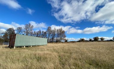Z O N A S U R . C L Parcela con  Container 40 pies, Vista al Volcán, electricidad camino Villarrica Loncoche