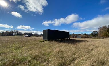 Z O N A S U R . C L Parcela con  Container 40 pies, Vista al Volcán, electricidad camino Villarrica Loncoche