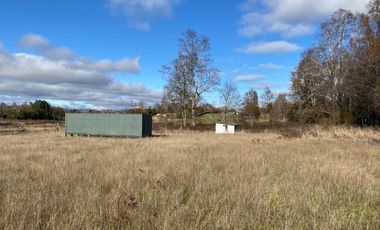 Z O N A S U R . C L Parcela con  Container 40 pies, Vista al Volcán, electricidad camino Villarrica Loncoche