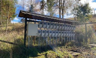 Z O N A S U R . C L Parcela con  Container 40 pies, Vista al Volcán, electricidad camino Villarrica Loncoche