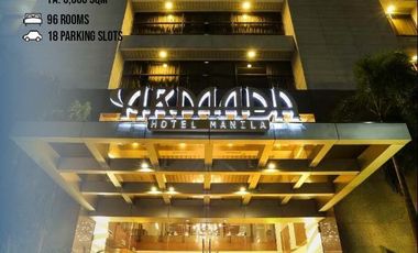 Income-generating 14-Storey Hotel for Sale in Armada Hotel at City of Manila