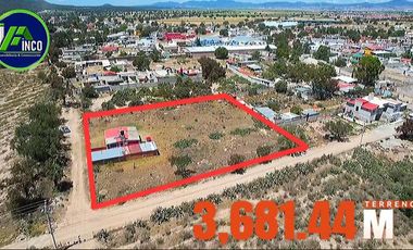 Casa con Terreno en Venta en Esquina, en Xochihuacán, Hidalgo.