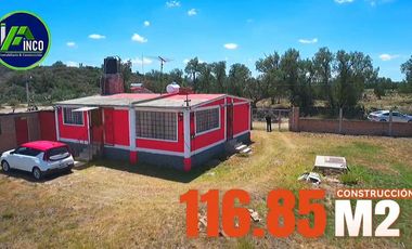 Casa con Terreno en Venta en Esquina, en Xochihuacán, Hidalgo.