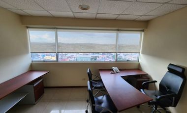 Norte de Guayaquil, Renta Oficina Amoblada con Bodega en Edificio Inteligente