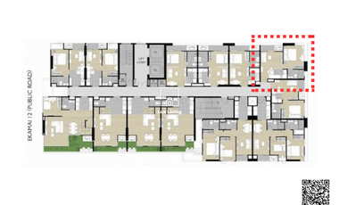M Thonglor 10 1 bed for Sales, fully furnished, ready to move in. Pet friendly. Close to BTS Thong Lo and BTS Ekkamai.