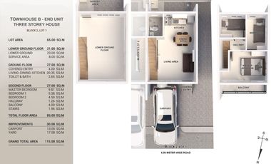 3 Storey Townhouse for Sale in Consolacion, Cebu