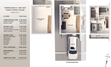 3 Storey Townhouse for Sale in Consolacion, Cebu