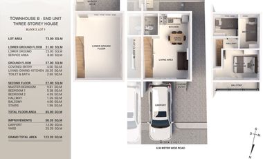 3 Storey Townhouse for Sale in Consolacion, Cebu