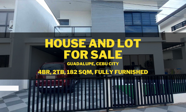 Fully Furnished 4-Bedroom House and Lot For Sale in Guadalupe, Cebu City, Ready For Occupancy