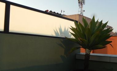 Departamento con Roof Garden Privado, en Renta Casa Nogal, Santa Maria La Ribera