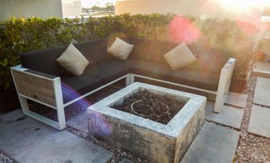 Departamento con Roof Garden Privado, en Renta Casa Nogal, Santa Maria La Ribera