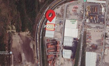 BODEGA DE 2000 m² CON PATIO DE MANIOBRAS EN RENTA EN PARKE 2000 VERACRUZ | ARLETTE FLORES