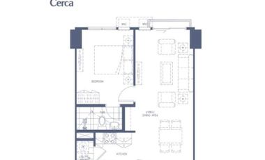 Unfurnished 1Br unit for Sale in Viento at Cerca