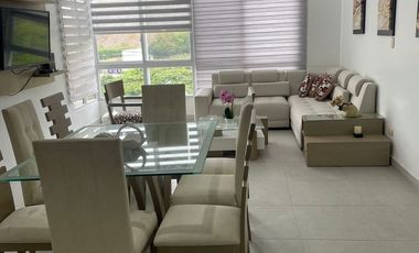 Vía a La Costa, Renta Hermoso Departamento 2 Dorm. Amoblado