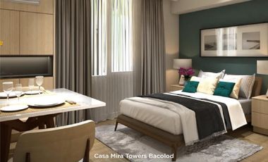 Studio Unit in Casa Mira Tower 3 Condo near Lacson Street
