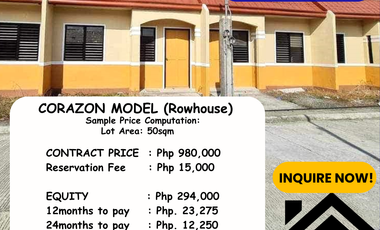 LOW COST HOUSING PANABO Rowhouse in La Eldaria Subdivision Panabo City