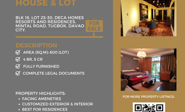 600 sq.m house & lot for sale (dhrr – tugbok, davao city)
