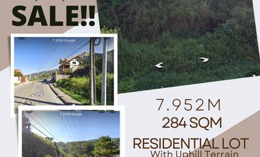 CHEAP @28k/sqm | 284 sqm Prime Inner Investment Lot (The Pinewoods - Baguio)