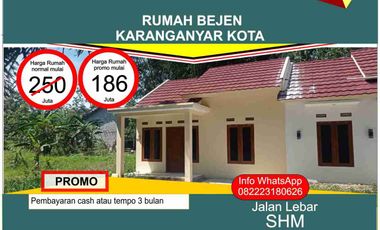 Rumah dijual di Karanganyar