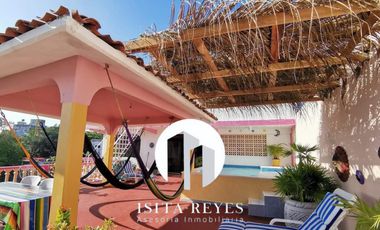 CASA VACACIONAL BARATA PARA 12 PERSONAS “TERRASOL” CERCA DE PLAYA CALETA (precio por noche)