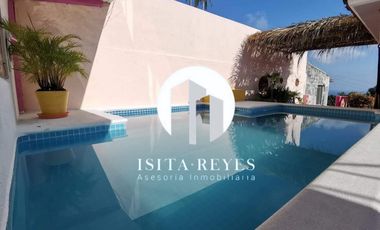 CASA VACACIONAL BARATA PARA 12 PERSONAS “TERRASOL” CERCA DE PLAYA CALETA (precio por noche)