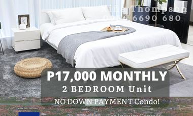 Condo Investment in Pasig near Eastwood - 2 BEDROOM 17K Monthly for 5 years @0% INTEREST RENT TO OWN
