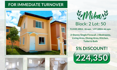 READY-FOR-OCCUPANCY 2-BR IN BATANGAS CITY
