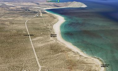 Terreno sobre la playa en los Frailes