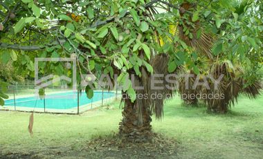 Vendemos terreno con piscina y jardines en Curimón