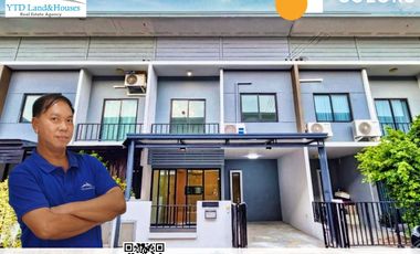 2-story townhome for sale The Color Bangna-Wongwaen 2, only 15 minutes from Mega Bangna.